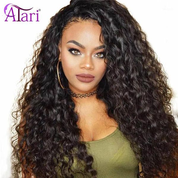 atari water wave lace front wig 30 inch transparent brazilian virgin human hair wigs pre plucked frontal for women1, Black;brown
atari water wave lace front wig 30 inch transparent brazilian virgin human hair wigs pre plucked frontal for women1, Black;brown