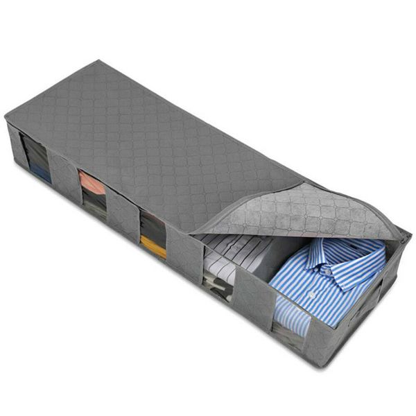 2pcs large capacity under bed storage bag box 5 compartments clothes organizer 97x33x15cm clothing & wardrobe
2pcs large capacity under bed storage bag box 5 compartments clothes organizer 97x33x15cm clothing & wardrobe