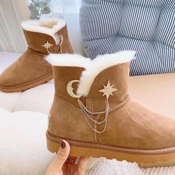 boots 2021 wholesale/retail women's australian classic snow with tassels real sheepskin natural fur winter, Black
boots 2021 wholesale/retail women's australian classic snow with tassels real sheepskin natural fur winter, Black