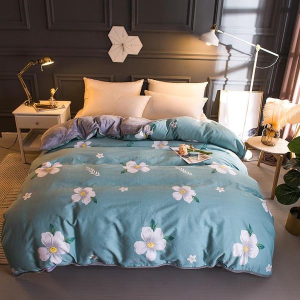 bedding sets bedroom four-piece bed linen winter cotton thick plus velvet warm quilt cover fashion simple family el set
bedding sets bedroom four-piece bed linen winter cotton thick plus velvet warm quilt cover fashion simple family el set