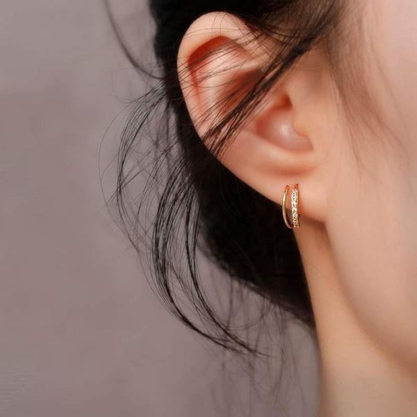 hoop & huggie korean style design earrings spring s925 sterling silver plated personality cold, Golden;silver
hoop & huggie korean style design earrings spring s925 sterling silver plated personality cold, Golden;silver