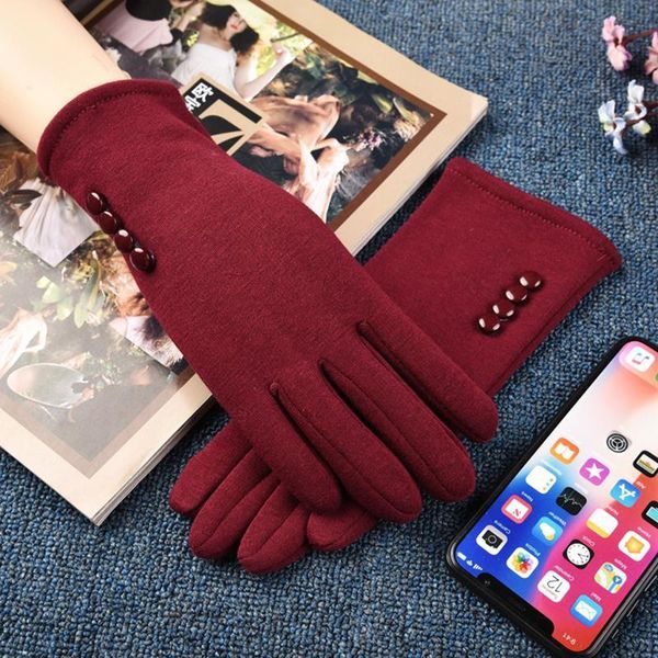sports gloves myalice women autumn winter hand warm guantes touch screen driving windproof velvet inside elastic buttons thin, Black
sports gloves myalice women autumn winter hand warm guantes touch screen driving windproof velvet inside elastic buttons thin, Black