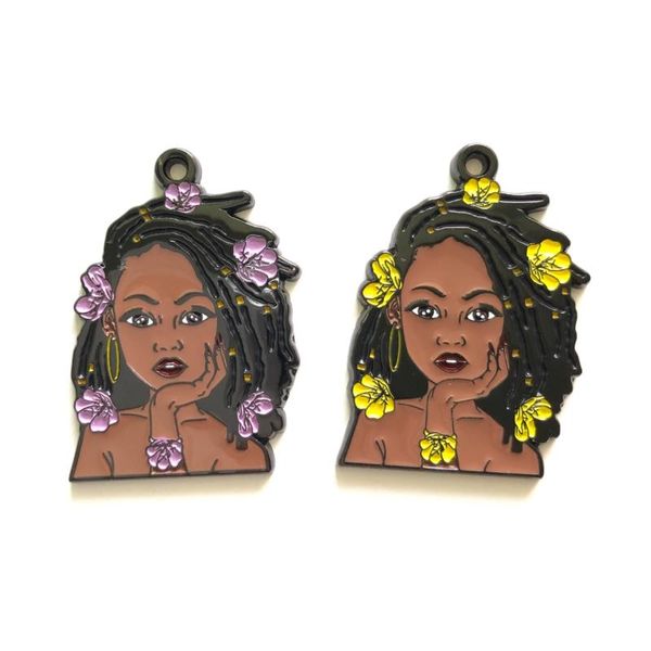 charms 5pcs afro black girl enamel for women friendship bracelets jewelry bangle necklace keychain pendants wholesale, Bronze;silver
charms 5pcs afro black girl enamel for women friendship bracelets jewelry bangle necklace keychain pendants wholesale, Bronze;silver