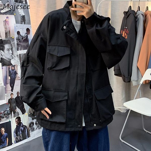 men's jackets plus size 3xl men loose chic fashion japanese style handsome vintage all-match harajuku pockets outwear streetwear, Black;brown
men's jackets plus size 3xl men loose chic fashion japanese style handsome vintage all-match harajuku pockets outwear streetwear, Black;brown