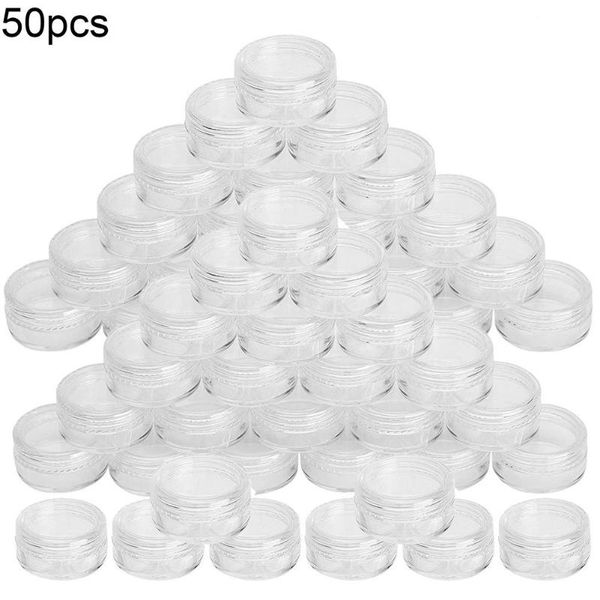 storage bottles & jars 50pcs empty transparent cream jar plastic cap cosmetic make up containers for sample lotion lip
storage bottles & jars 50pcs empty transparent cream jar plastic cap cosmetic make up containers for sample lotion lip