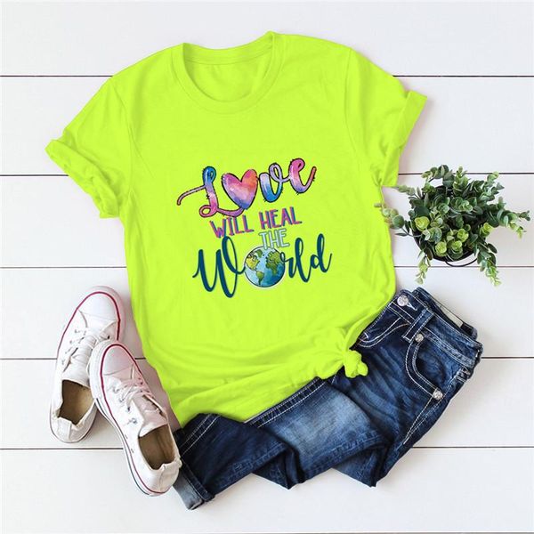 women's t-shirt plus size s-5xl casual t shirt love earth letters print 100%cotton woman tshirts o neck short sleeve tees summer, White
women's t-shirt plus size s-5xl casual t shirt love earth letters print 100%cotton woman tshirts o neck short sleeve tees summer, White