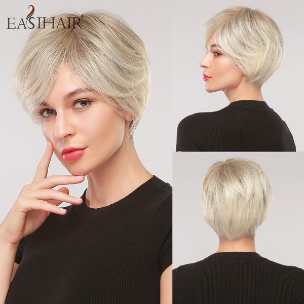 white ombre short bob wigs synthetic hair for women high temperature fiber wig natural hair with bangs wigs, Black
white ombre short bob wigs synthetic hair for women high temperature fiber wig natural hair with bangs wigs, Black