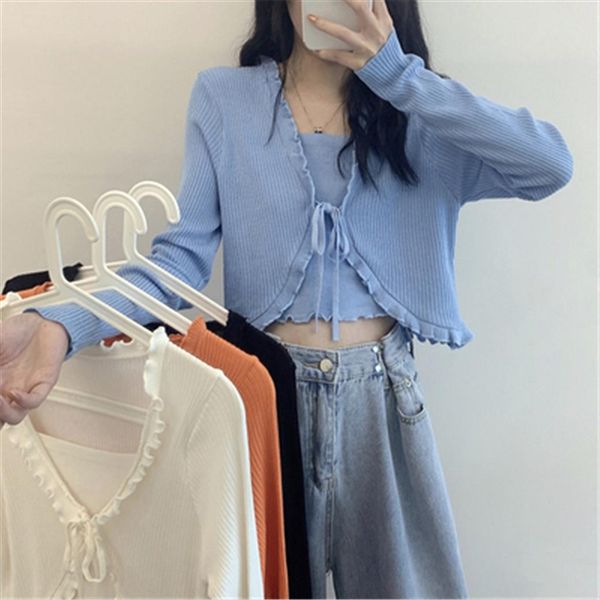 patched one piece cropped womens sweater pullovers ruffles full sleeve laced shirts crop for female pz3497, White;black
patched one piece cropped womens sweater pullovers ruffles full sleeve laced shirts crop for female pz3497, White;black
