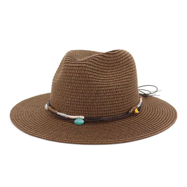 wide brim hats women spring summer straw handmade white khaki black jazz cap outdoor beach travel sun protective belt band, Blue;gray
wide brim hats women spring summer straw handmade white khaki black jazz cap outdoor beach travel sun protective belt band, Blue;gray