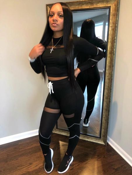 autumn winter set womens tracksuits o neck full crop long pants suits mesh two piece sporty outfits short, Gray
autumn winter set womens tracksuits o neck full crop long pants suits mesh two piece sporty outfits short, Gray