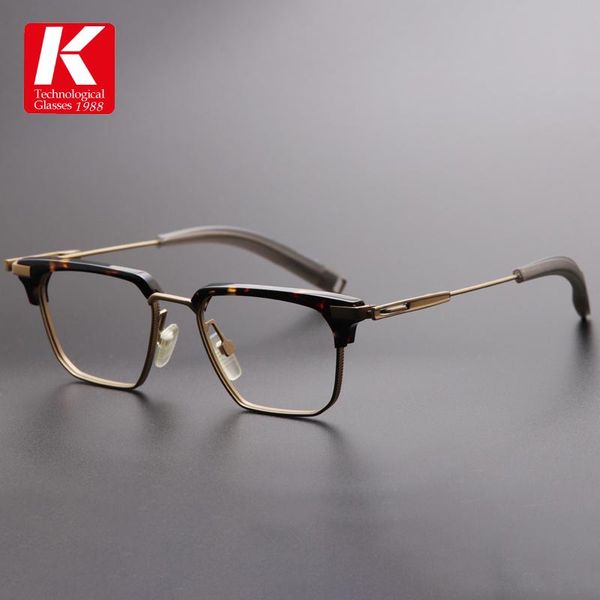 fashion sunglasses frames pure titanium optical glasses frame men luxury retro square prescription eyeglasses women myopia acetate spectacle, Black
fashion sunglasses frames pure titanium optical glasses frame men luxury retro square prescription eyeglasses women myopia acetate spectacle, Black