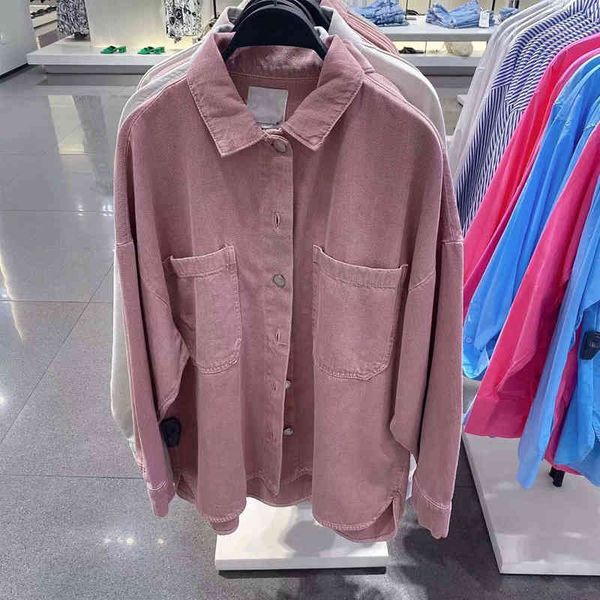 women's fur & faux spring autumn women fashion pocket pink denim shirt jacket coat female vintage long sleeve lapel buttons jean o, Black
women's fur & faux spring autumn women fashion pocket pink denim shirt jacket coat female vintage long sleeve lapel buttons jean o, Black