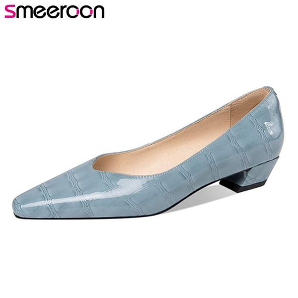 smeeroon 2021 arrive genuine leather shoes women pumps square toe slip on solid colors classic dress office woman, Black
smeeroon 2021 arrive genuine leather shoes women pumps square toe slip on solid colors classic dress office woman, Black