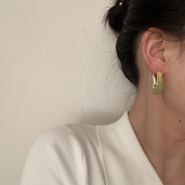 hoop & huggie 2021 colorful transparent resin geometric earrings gold metal for woman girls party travel aesthetic jewelry, Golden;silver
hoop & huggie 2021 colorful transparent resin geometric earrings gold metal for woman girls party travel aesthetic jewelry, Golden;silver