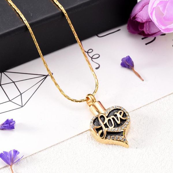 pendant necklaces cmj9984 beautiful crystal inlay love heart women necklace charm keepsake urn memorial jewelry for one, Silver
pendant necklaces cmj9984 beautiful crystal inlay love heart women necklace charm keepsake urn memorial jewelry for one, Silver
