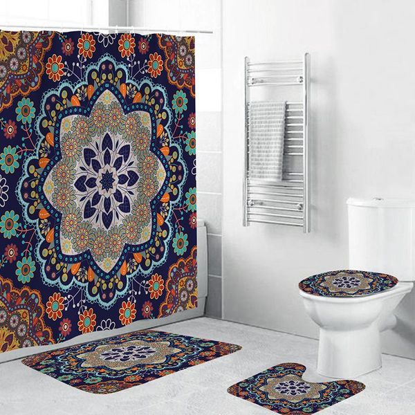 shower curtains 4pcs bohemia mandala bath screen bathroom decor peacock feathers waterproof curtain toilet cover mat non-slip floor rug
shower curtains 4pcs bohemia mandala bath screen bathroom decor peacock feathers waterproof curtain toilet cover mat non-slip floor rug