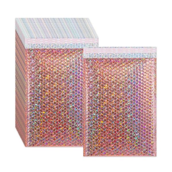gift wrap 25pcs hologram bubble mailers padded envelopes 4 sizes mailer shockproof mailing waterproof self seal packing bag
gift wrap 25pcs hologram bubble mailers padded envelopes 4 sizes mailer shockproof mailing waterproof self seal packing bag