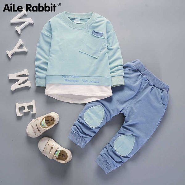 aile rabbit 2019 children's clothes set boys girls spring autumn long sleeve pants 2 piece set pocket decoration 3 color y0909, White
aile rabbit 2019 children's clothes set boys girls spring autumn long sleeve pants 2 piece set pocket decoration 3 color y0909, White