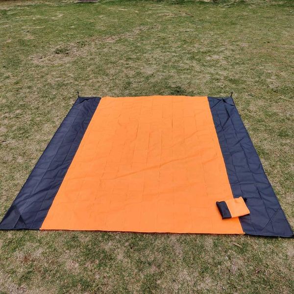 outdoor pads waterproof beach mat picnic camping walking picnicking blanket moisture proof polyester carpet set with storage bag 
outdoor pads waterproof beach mat picnic camping walking picnicking blanket moisture proof polyester carpet set with storage bag