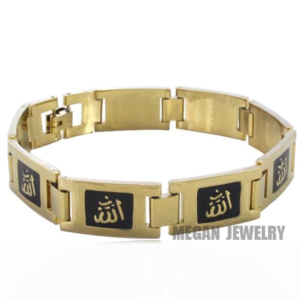 muslim stainless steel bracelets for man & women , islam gift jewlery link, chain, Black
muslim stainless steel bracelets for man & women , islam gift jewlery link, chain, Black