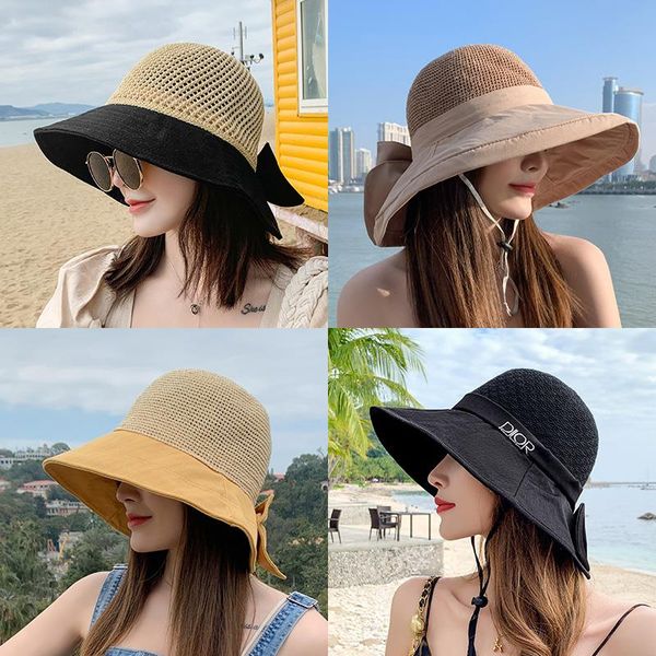 summer sun-shading straw hat hollow-out trend joker sun spring and autumn travel fisherman's fashion hats for women wide brim, Blue;gray
summer sun-shading straw hat hollow-out trend joker sun spring and autumn travel fisherman's fashion hats for women wide brim, Blue;gray