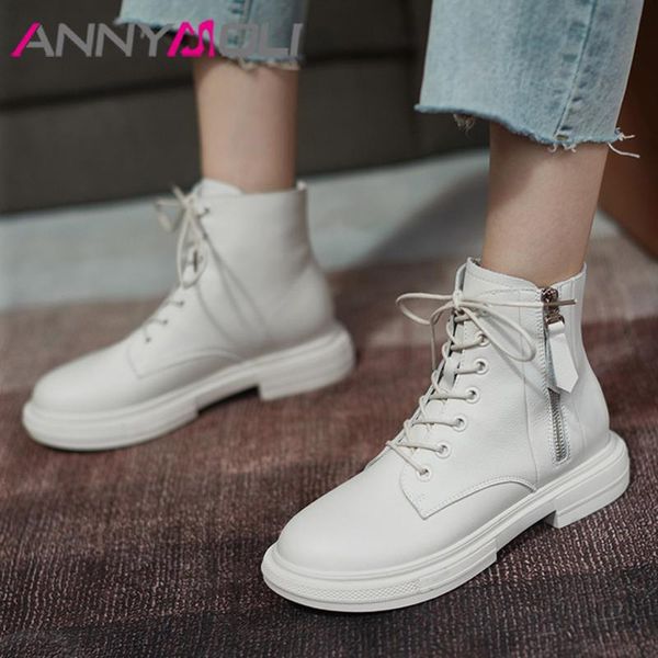 boots annymoli ankle woman flat platform motorcycle zip round toe short lace up female shoes autumn winter white 40, Black
boots annymoli ankle woman flat platform motorcycle zip round toe short lace up female shoes autumn winter white 40, Black