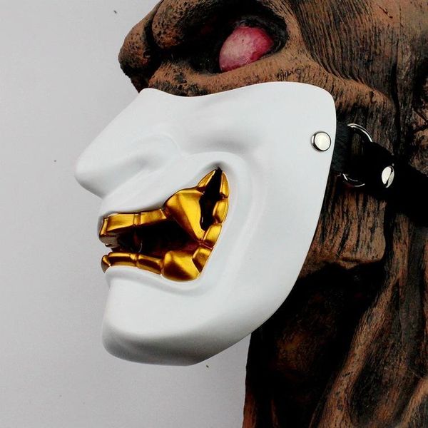 party masks prajna mask half face anime cosplay scary japanese ghost head halloween accessories
party masks prajna mask half face anime cosplay scary japanese ghost head halloween accessories