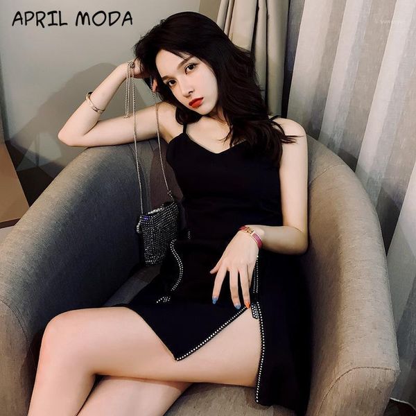 casual dresses spaghetti belt sleeveless bandage dress white black 2021 summer a-line mini celebrity party bodycon vestido, Black;gray 
casual dresses spaghetti belt sleeveless bandage dress white black 2021 summer a-line mini celebrity party bodycon vestido, Black;gray