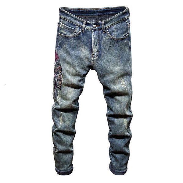 men's jeans mens winter jeans retro blue embroidery jeans men's plus veet stretch ripped for men size 28-38
men's jeans mens winter jeans retro blue embroidery jeans men's plus veet stretch ripped for men size 28-38