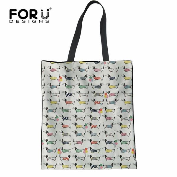 shopping bags forudesigns dachshund print linen tote casual canvas bag ladies brand design beach storage women's cloth pouch
shopping bags forudesigns dachshund print linen tote casual canvas bag ladies brand design beach storage women's cloth pouch