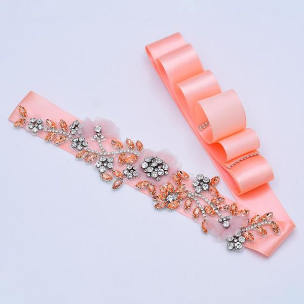 wedding sashes s419-r bridal belt bride dress belts pink rhinestones sash for accessories evening dresses, White
wedding sashes s419-r bridal belt bride dress belts pink rhinestones sash for accessories evening dresses, White