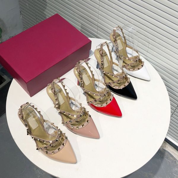 women high heels dress shoes fashion rivet shoe girls pointed toe shoe buckle platform wedding shoes with box, Black
women high heels dress shoes fashion rivet shoe girls pointed toe shoe buckle platform wedding shoes with box, Black