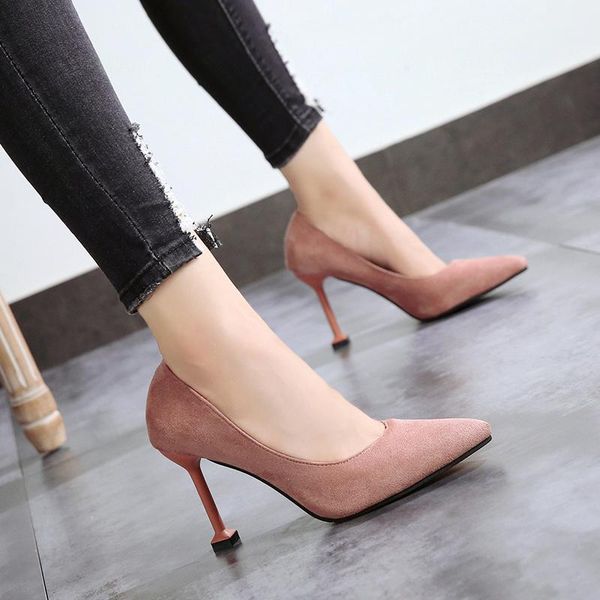 dress shoes pointed stiletto heels korean version of wild black comfortable high
dress shoes pointed stiletto heels korean version of wild black comfortable high