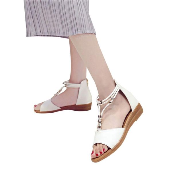 nice summer sandals women wedge fish mouth sandalias flat shoes roman woman mujer ladies footwear, Black
nice summer sandals women wedge fish mouth sandalias flat shoes roman woman mujer ladies footwear, Black