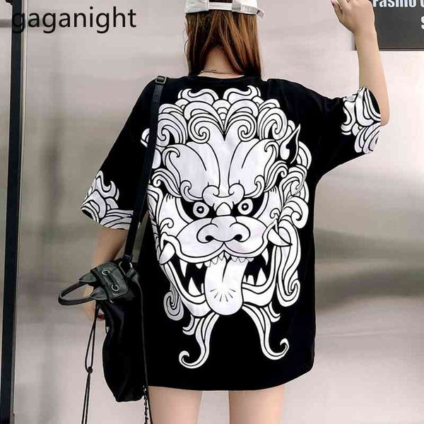 gaganight harajuku gothic t shirt women cartoon print half sleeve o-neck summer loose black tees casual street clothes 210519, White
gaganight harajuku gothic t shirt women cartoon print half sleeve o-neck summer loose black tees casual street clothes 210519, White