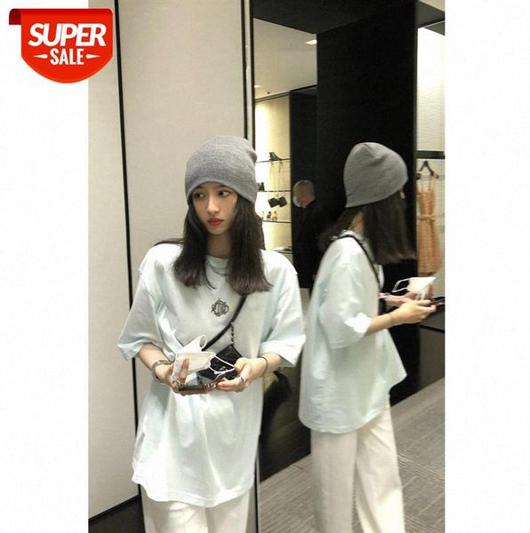 printed white t-shirt women loose ins tide design sense xiao public short-sleeved round neck bottoming shirt mid-length #dx4n, Black;gray
printed white t-shirt women loose ins tide design sense xiao public short-sleeved round neck bottoming shirt mid-length #dx4n, Black;gray