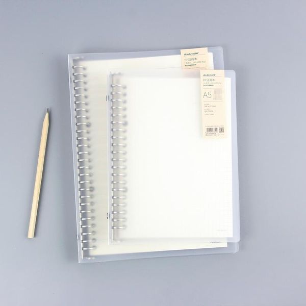 transparent a5 20 b5 26 holes pp cover loose leaf journal line dot square pages with metal clip notepads, Purple;pink
transparent a5 20 b5 26 holes pp cover loose leaf journal line dot square pages with metal clip notepads, Purple;pink