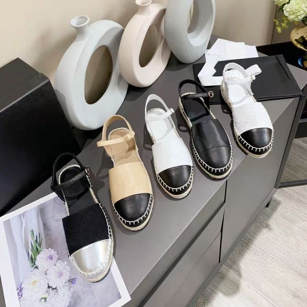 luxury brand designer slides sandals level patchwork color ankle buckle flat soled leisure espadrilles sandal fashion summer women travel be, Black
luxury brand designer slides sandals level patchwork color ankle buckle flat soled leisure espadrilles sandal fashion summer women travel be, Black
