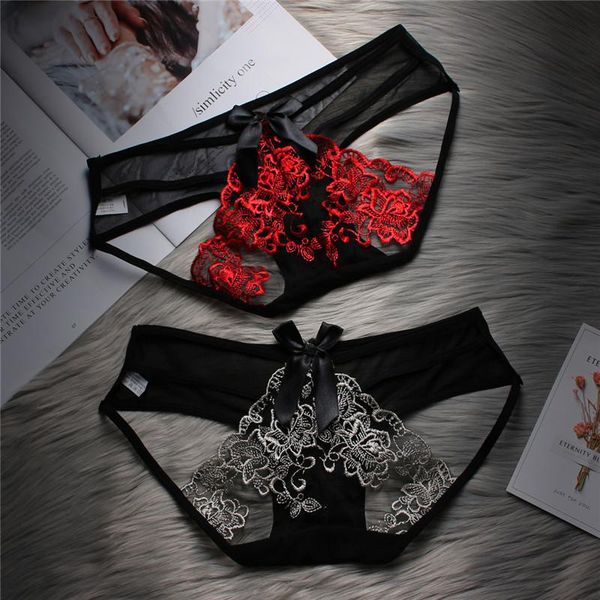 women's panties women underwear low waist seamless perspective of bud silk embroidery briefs, Black;pink
women's panties women underwear low waist seamless perspective of bud silk embroidery briefs, Black;pink
