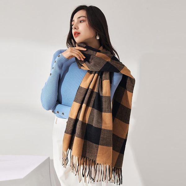 scarves 2021 imitation cashmere scarf autumn and winter cold protection warm tassel women sweet mid-length scarfs shawl, Blue;gray
scarves 2021 imitation cashmere scarf autumn and winter cold protection warm tassel women sweet mid-length scarfs shawl, Blue;gray