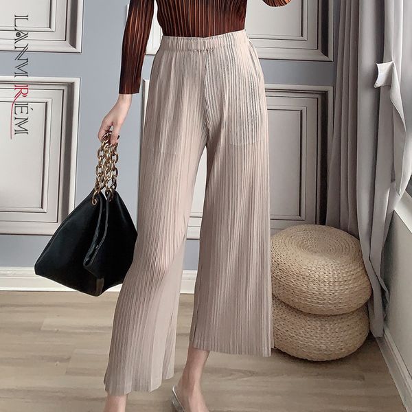 light weight pleated khaki color high waist casual streetwear all-match fashionstraight pants for women 2a2916 210507, Black;white
light weight pleated khaki color high waist casual streetwear all-match fashionstraight pants for women 2a2916 210507, Black;white