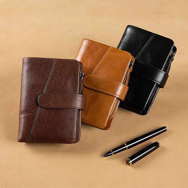 wallets retro short men's wallet card baotou cowhide multifunctional large-capacity zipper coin purse handbag luxury designer, Red;black
wallets retro short men's wallet card baotou cowhide multifunctional large-capacity zipper coin purse handbag luxury designer, Red;black