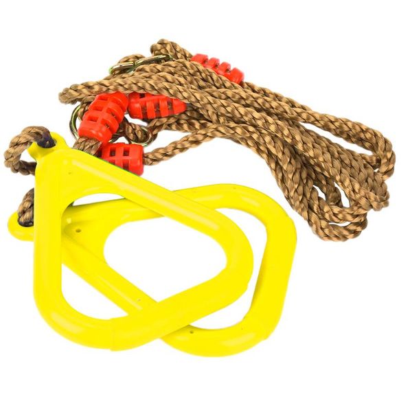 pair of adjustable plastic children swing gym fitness exercise hanging ring with rope sports pull (yellow) resistance bands
pair of adjustable plastic children swing gym fitness exercise hanging ring with rope sports pull (yellow) resistance bands