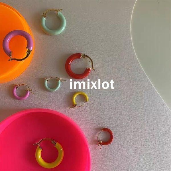 hoop & huggie 2021 colorful metal enamel c-shaped earrings simple fashion geometric smooth for women y2k aesthetic jewelry, Golden;silver
hoop & huggie 2021 colorful metal enamel c-shaped earrings simple fashion geometric smooth for women y2k aesthetic jewelry, Golden;silver