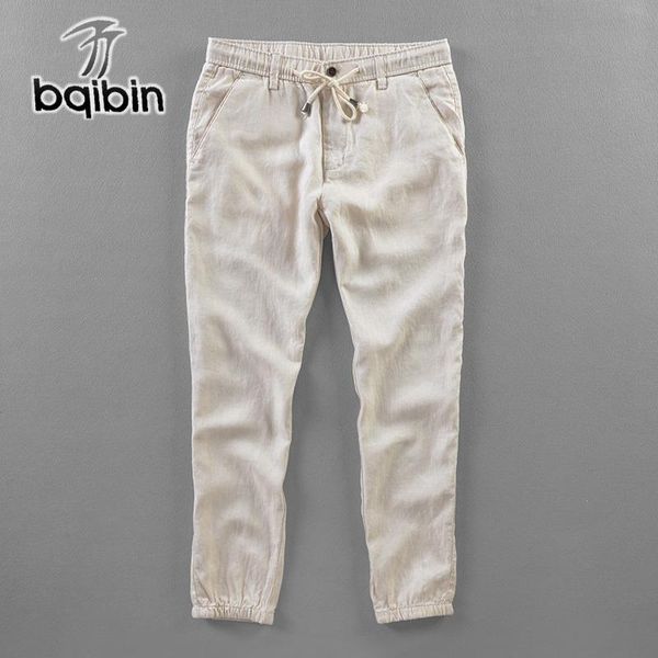 men's pants 30-40 size 100% linen men casual elastic trousers fashion ankle-length mens solid 5 colors pantalon, Black
men's pants 30-40 size 100% linen men casual elastic trousers fashion ankle-length mens solid 5 colors pantalon, Black
