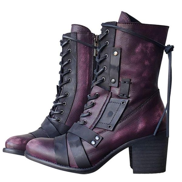 boots mid-calf women big size 43 leather lace up cowboy fashion punk highheels shoes for spring autumn comfy, Black
boots mid-calf women big size 43 leather lace up cowboy fashion punk highheels shoes for spring autumn comfy, Black