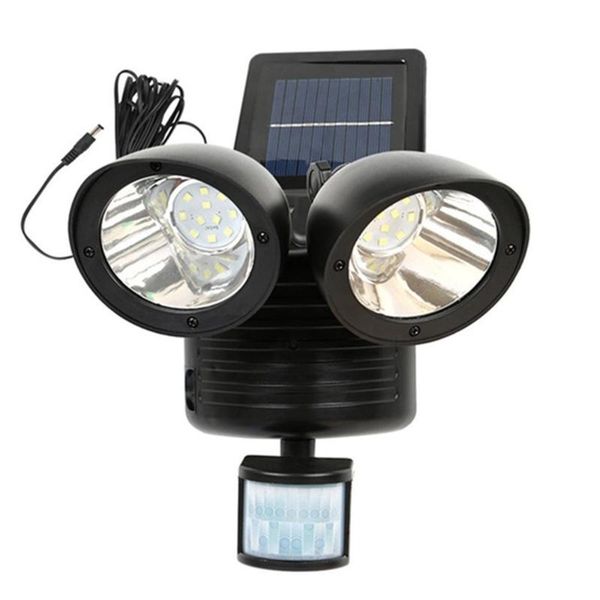 solar lamps 22/42 led light double head human body motion sensor lamp outdoor waterproof pathway emergency spotlight
solar lamps 22/42 led light double head human body motion sensor lamp outdoor waterproof pathway emergency spotlight