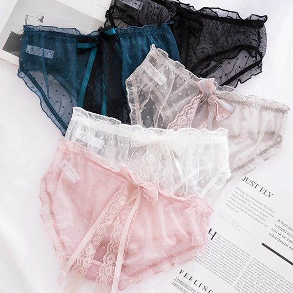 women's panties lace women cute briefs transparent underpants bowknot lingerie temptation summer female hollow out underwear, Black;pink
women's panties lace women cute briefs transparent underpants bowknot lingerie temptation summer female hollow out underwear, Black;pink