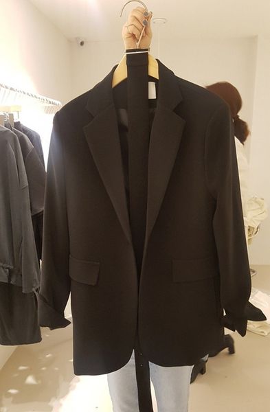 women's jackets kuzuwata string design simple women blazer korean office casual s solid single jacket button t1rb, Black;brown
women's jackets kuzuwata string design simple women blazer korean office casual s solid single jacket button t1rb, Black;brown