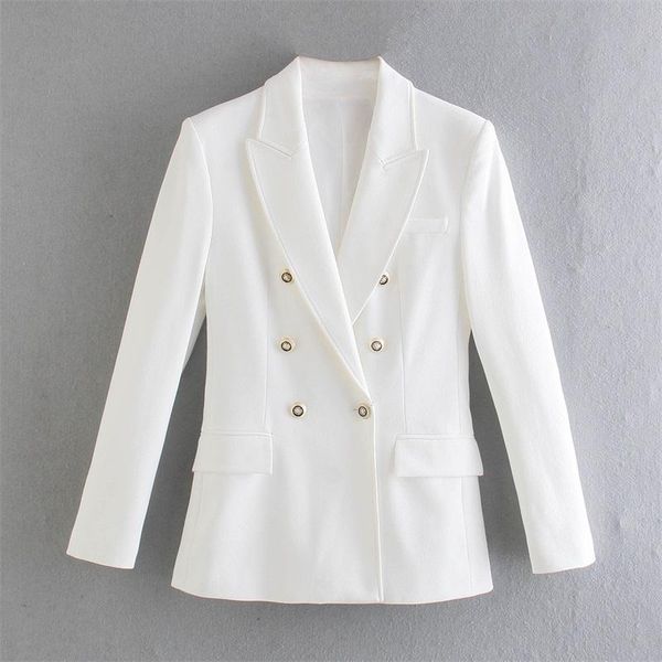 women's suits & blazers women 2022 fashion flap pockets double breasted blazer coat vintage long sleeve office wear outerwear streetwea, White;black
women's suits & blazers women 2022 fashion flap pockets double breasted blazer coat vintage long sleeve office wear outerwear streetwea, White;black